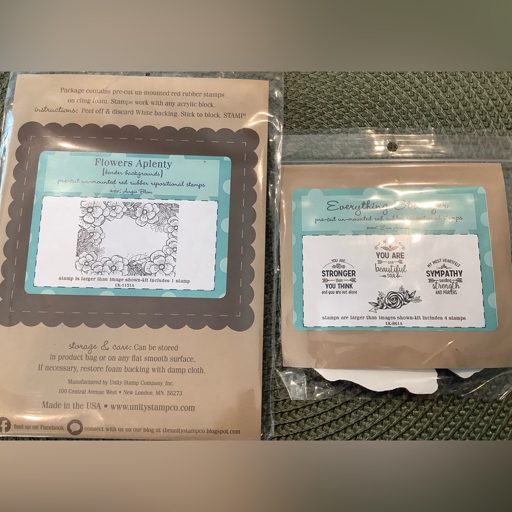 Unity Stamp Company Lot #6 NIP